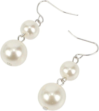 KOSMOS-LI Large Multi Layer Pearl Strand Costume Jewelry Sets