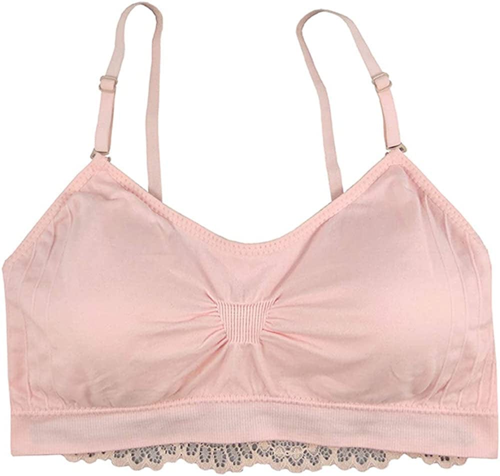 Lace Back Scoopneck Bralette (9015) Heavenly Pink / One Size