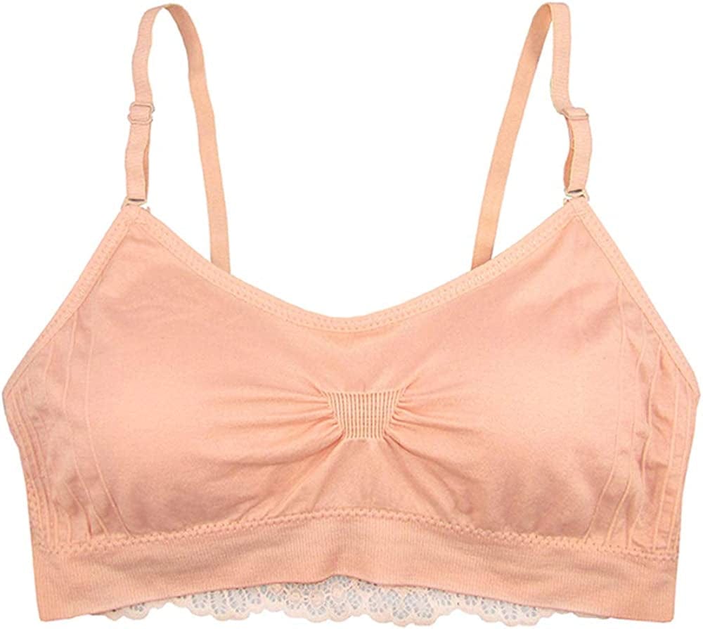 Lace Back Scoopneck Bralette (9015) Peach / One Size