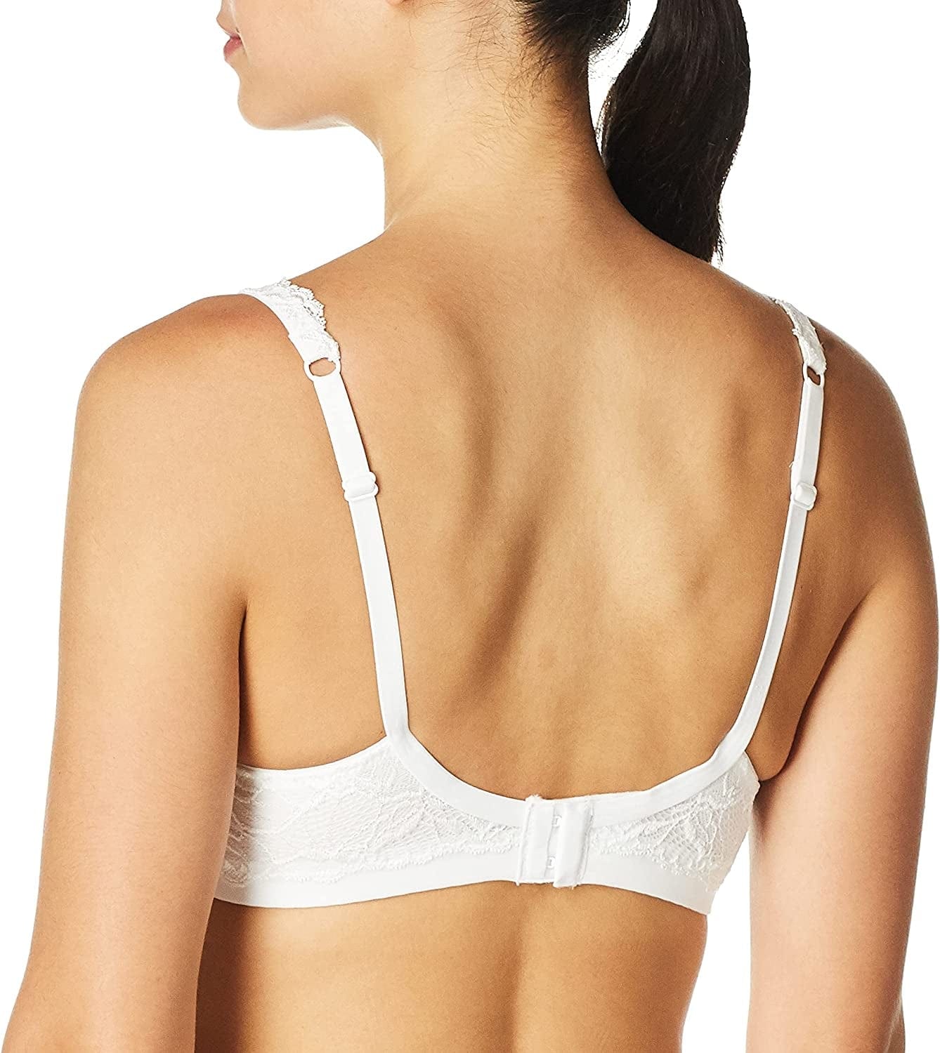 Lace Desire Underwire Bra, Full-Coverage Lace Bra with Underwire Cups, Plunging Underwire Bra for Everyday Comfort