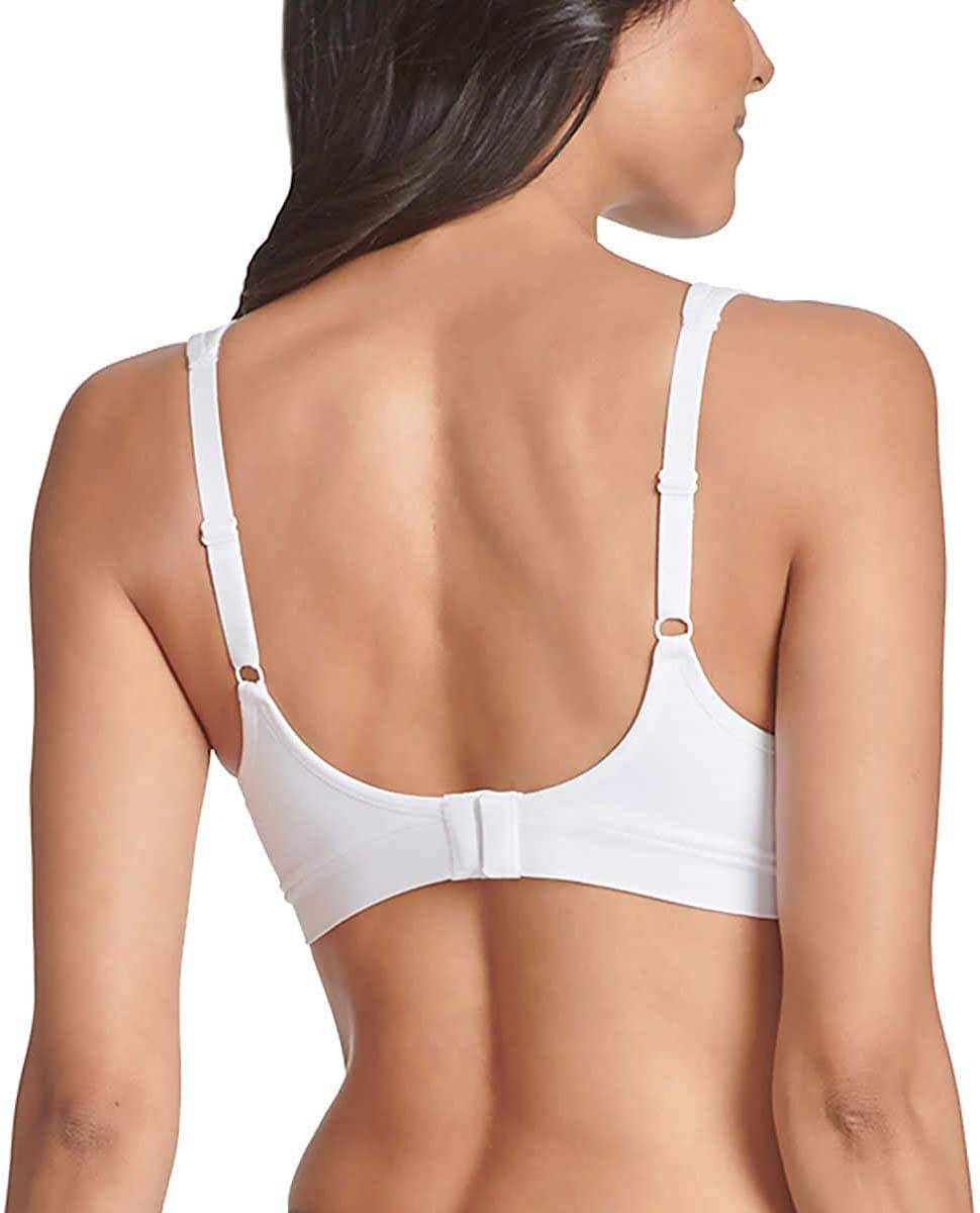 Ladies Seamless Wireless Bra, 2-Pack, White/Gray (Medium)
