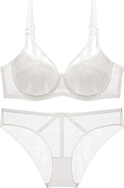Lady Comfort Sexy Bra Front Buckle Bra Lace Underwire Push up Bra