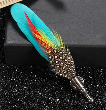 Lapel Pin Flower Boutonniere Men'S Brooch Lapel Stick Corsage for Suit 10Pcs Style 03Pack
