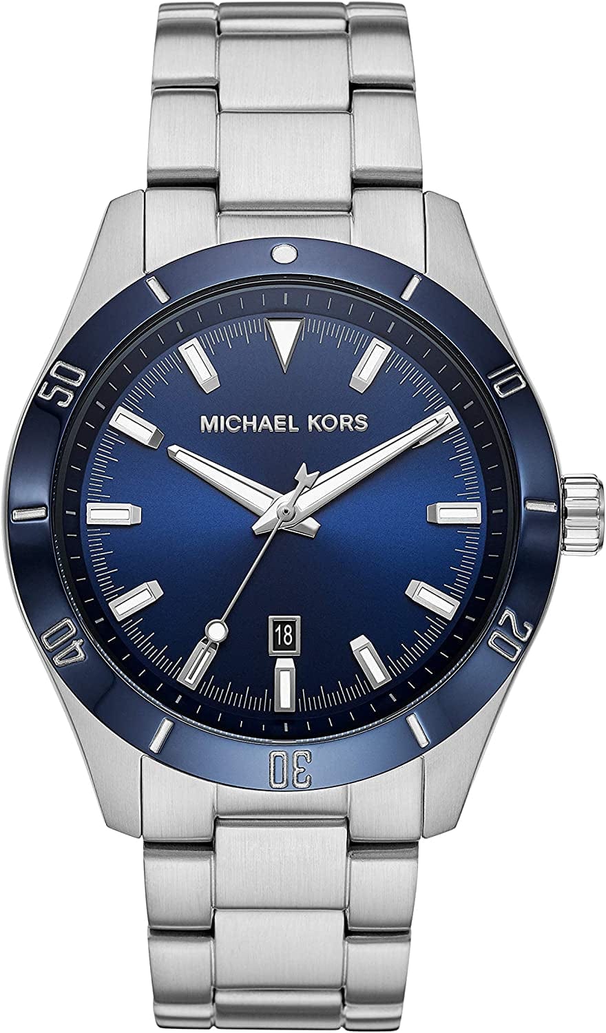 Layton Stainless Steel Watch Silver & Blue
