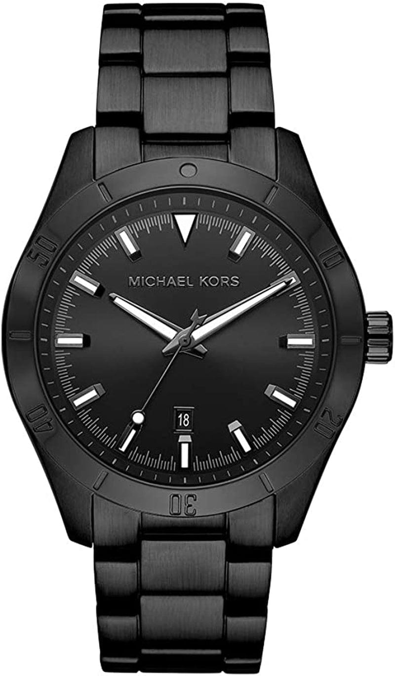 Layton Stainless Steel Watch Black & Black