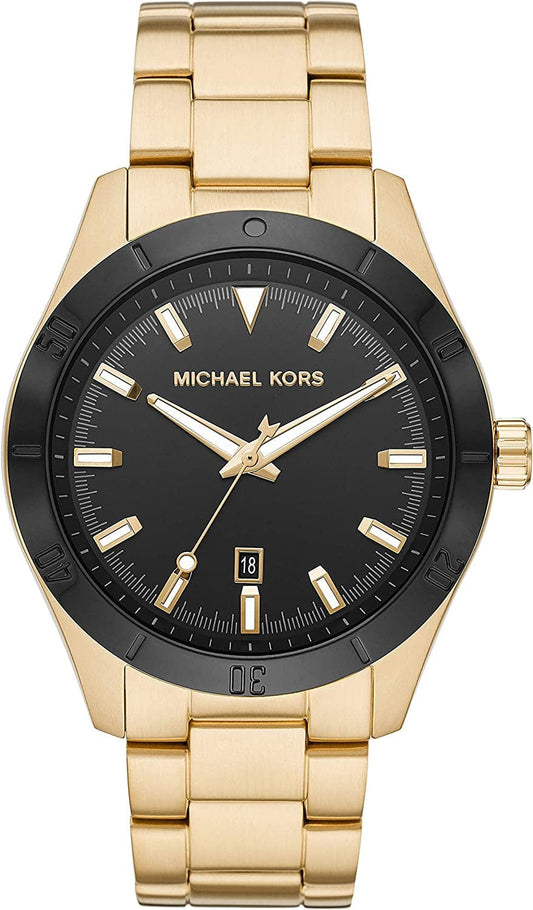 Layton Stainless Steel Watch Black & Gold