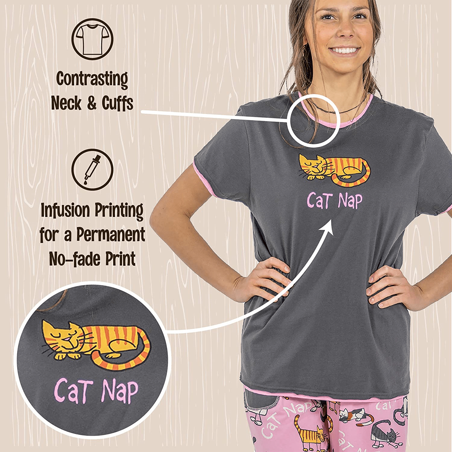Lazy One Pajamas for Women, Cute Pajama Pants and Top Separates, Farm Designs Apparel & Accessories > Clothing > Sleepwear & Loungewear > Pajamas Kylie Max   