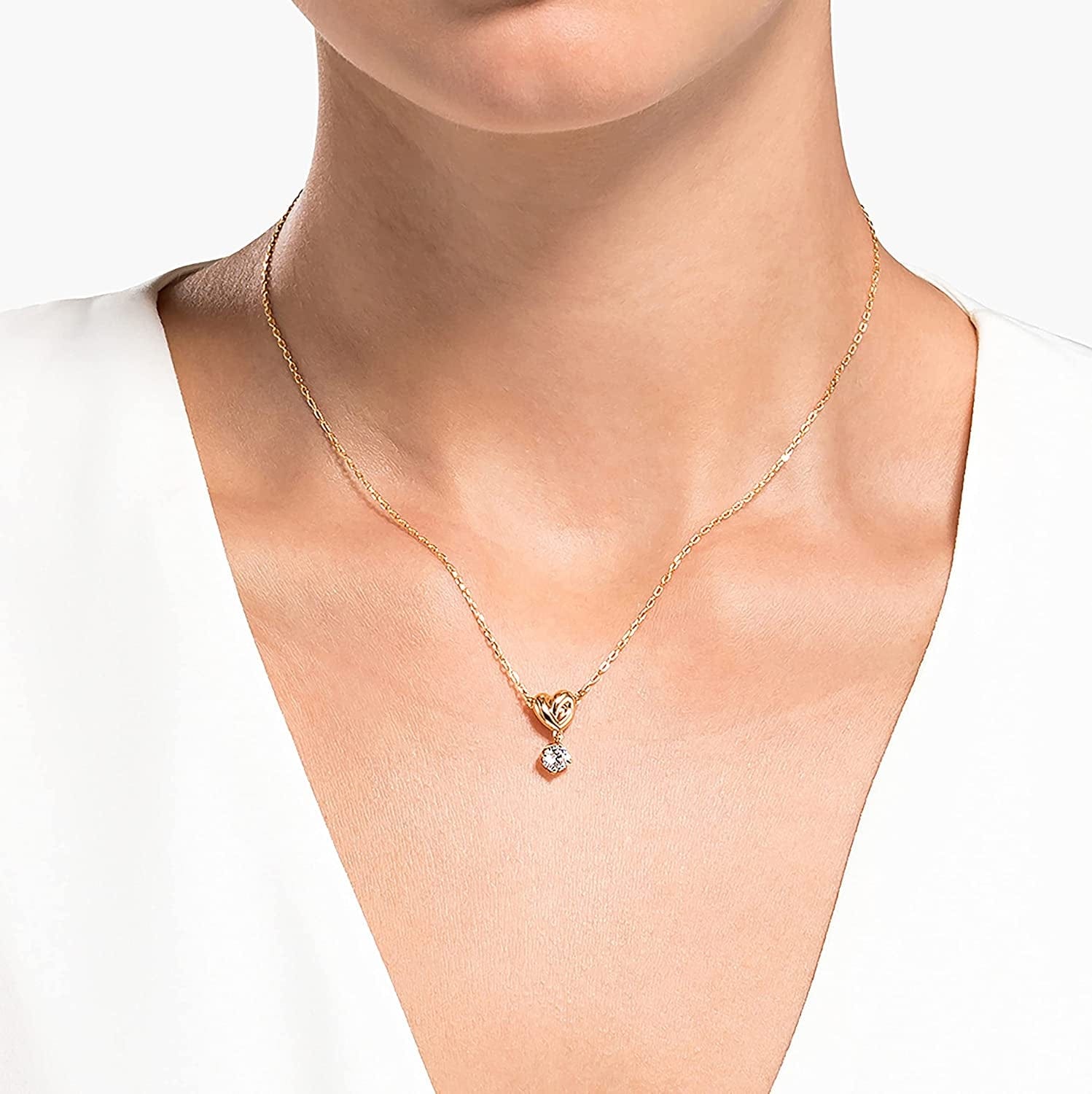 Lifelong Heart Crystal Jewelry Collection, Rose Gold & Rhodium Tone Finish