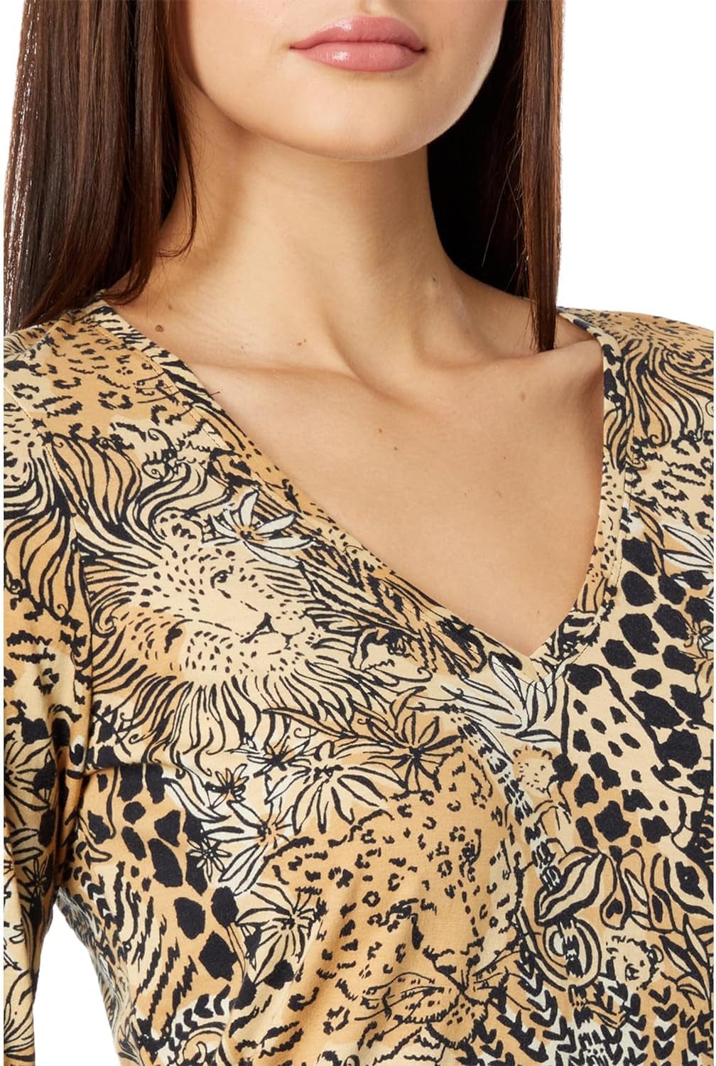 Lilly Pulitzer Tessa 3/4 Sleeve V-Neck Dress
