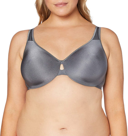 Lilyette by Bali Women'S Plunge into Comfort Keyhole Minimizer Silver Lining / 40DD