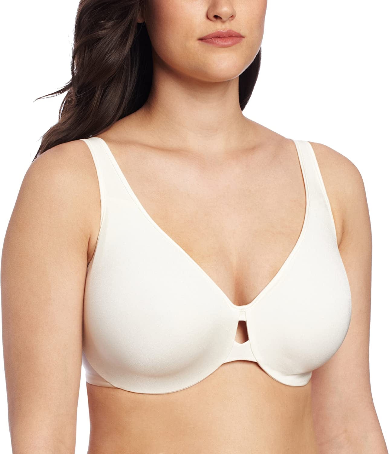Lilyette by Bali Women'S Plunge into Comfort Keyhole Minimizer Pearl / 34D