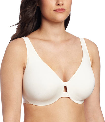 Lilyette by Bali Women'S Plunge into Comfort Keyhole Minimizer Pearl / 34D