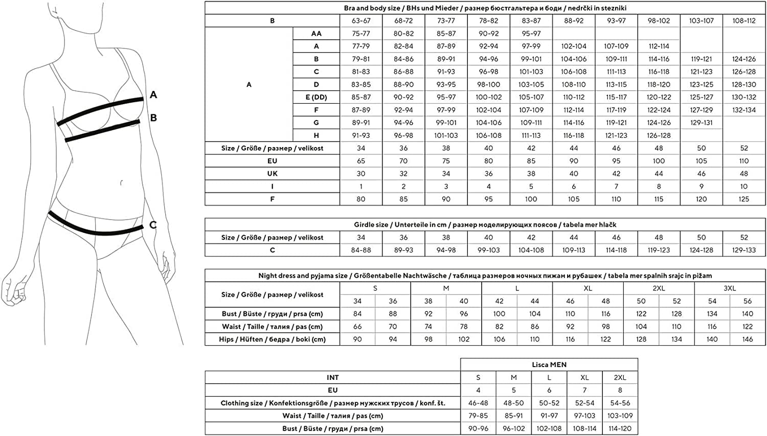 Lisca 20145 Women'S Victoria Padded Non-Wired Comfort Bra