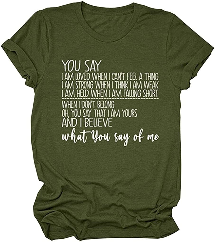 Long Sleeve Casual Shirts for Women Fall Graphic with Saying My Blood Type Is Dr Pepper Casual Crewneck Tshirts Tops Short Sleeve -Green / X-Large