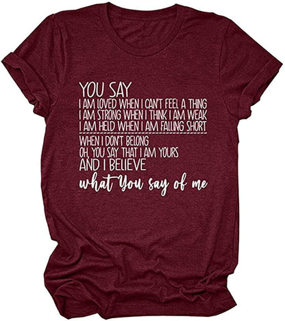 Long Sleeve Casual Shirts for Women Fall Graphic with Saying My Blood Type Is Dr Pepper Casual Crewneck Tshirts Tops Short Sleeve -Wine / X-Large