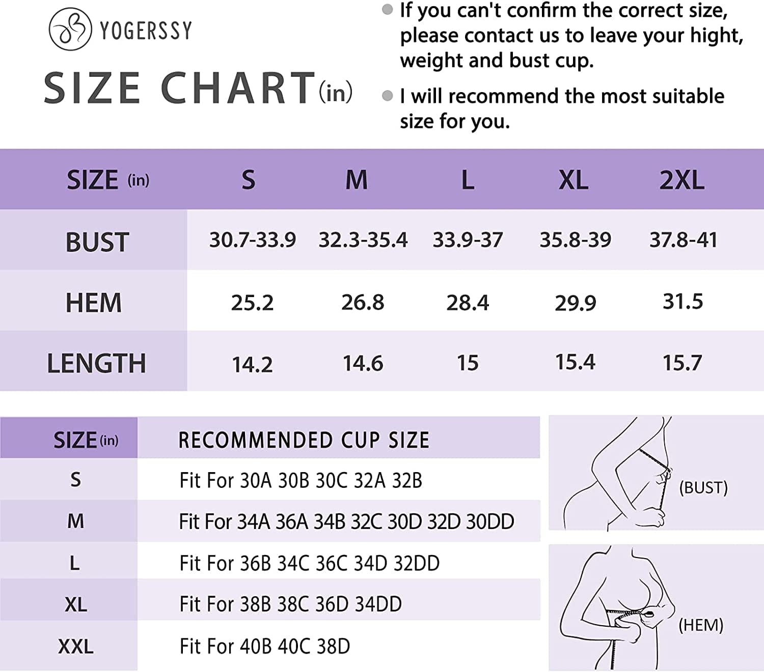 Longline Sports Bras for Women Wirefree Padded Sports Yoga Bra Gym Running Workout Tank Tops