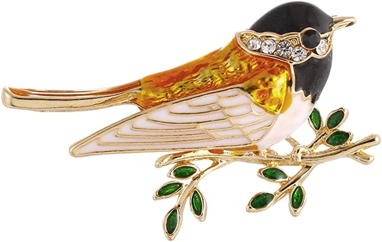 Lovely Crystal Swallow Animal Brooch Bird Lapel Pin Women Jewelry Excellent Assorted Color 4.5X2.5Cm