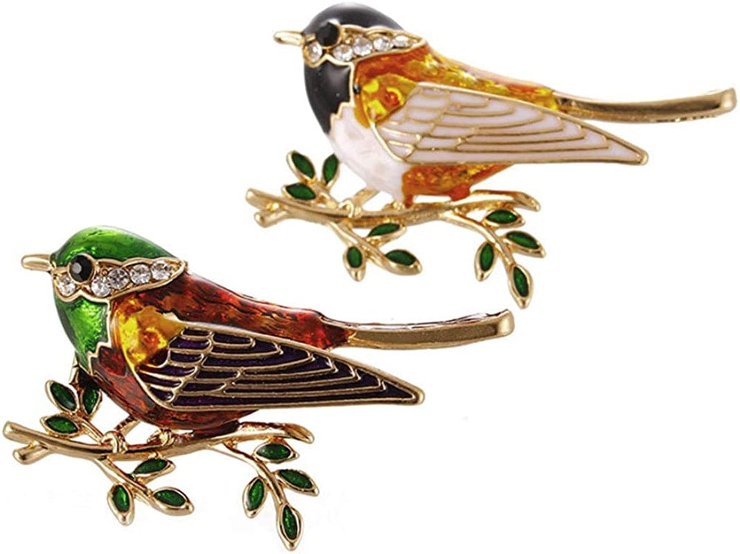 Lovely Crystal Swallow Animal Brooch Bird Lapel Pin Women Jewelry Excellent Assorted Color 4.5X2.5Cm