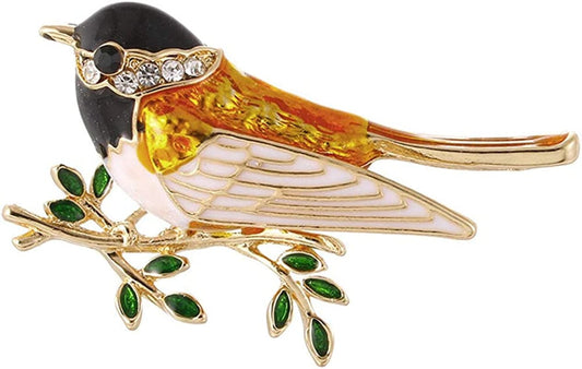 Lovely Crystal Swallow Animal Brooch Bird Lapel Pin Women Jewelry Excellent Assorted Color 4.5X2.5Cm
