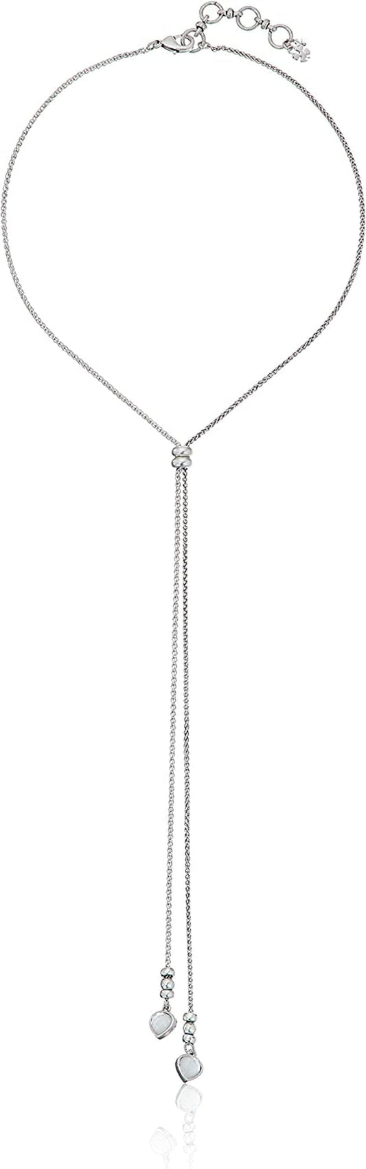Lucky Brand Imitation Mother-Of-Pearl Stone Lariat Necklace