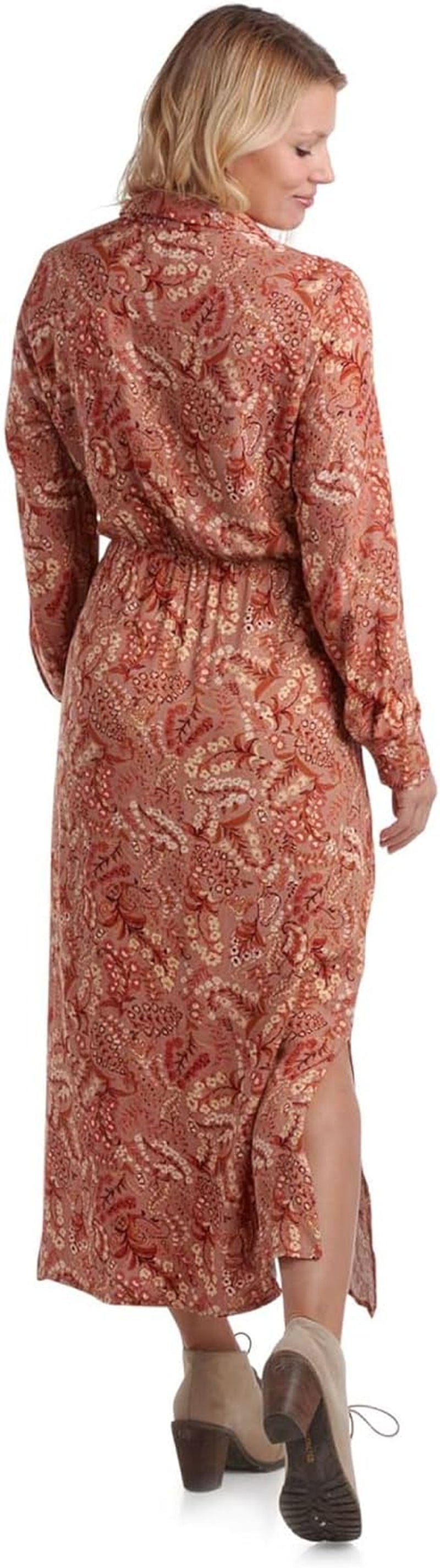 Lucky Brand Women'S Dress - Casual Front Button Long Sleeve Midi Shirt Dress - Lightweight Sundress for Women (S-XL)