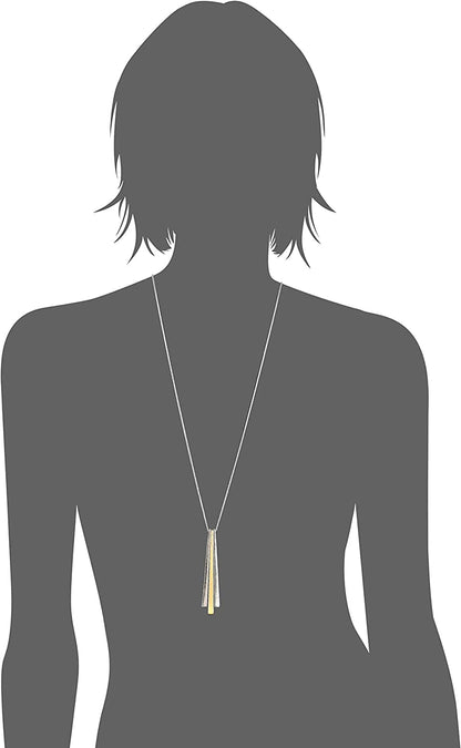 Lucky Brand Women'S Two Tone Sunray Pendant Necklace, Two Tone, One Size