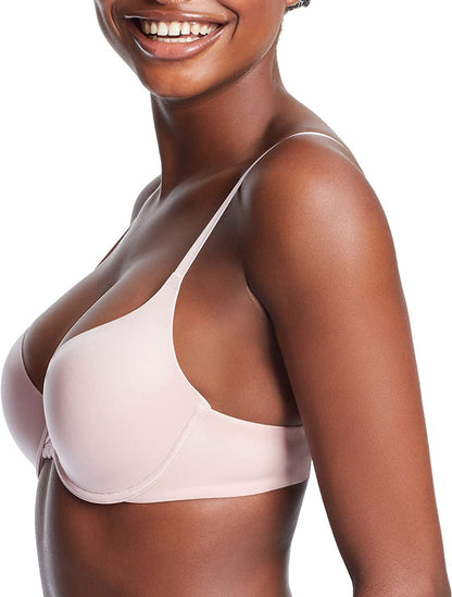 Maidenform Dreamwire Underwire Bra, No-Poke Push-Up Bra, Moderate Coverage, Convertible T-Shirt Bra