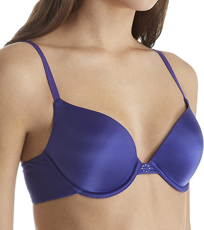 Maidenform Women'S Custom Lift Tailored Satin Demi Bra 09729 Violet Pulse / 32C
