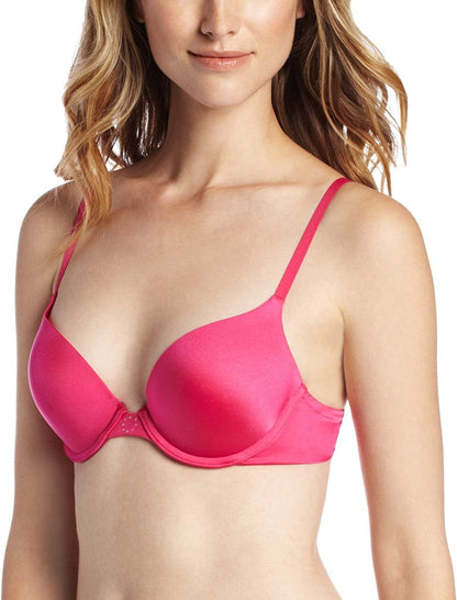 Maidenform Women'S Custom Lift Tailored Satin Demi Bra 09729 Pink About It / 36A