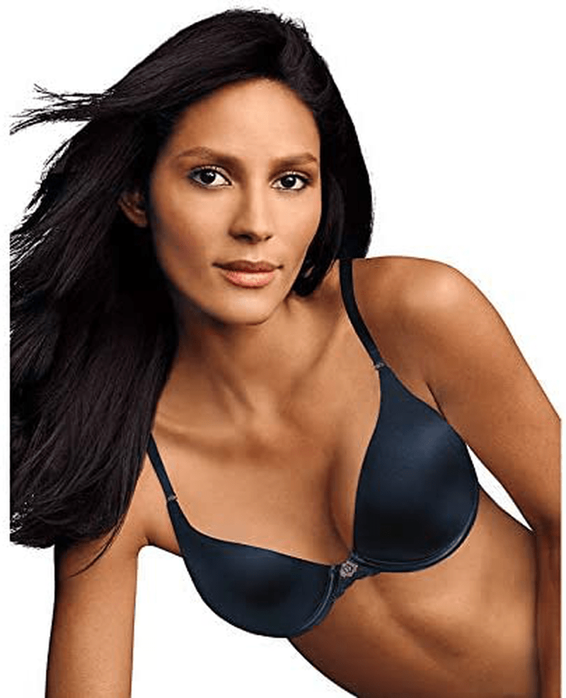 Maidenform Women's Natural Boost Demi Bra 09428 Navy W/ Magenta Quartz / 36A