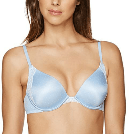 Maidenform Women's Natural Boost Demi Bra 09428 Apparel & Accessories > Clothing > Underwear & Socks > Bras Maidenform Lucent Micro Dot/White 32C 
