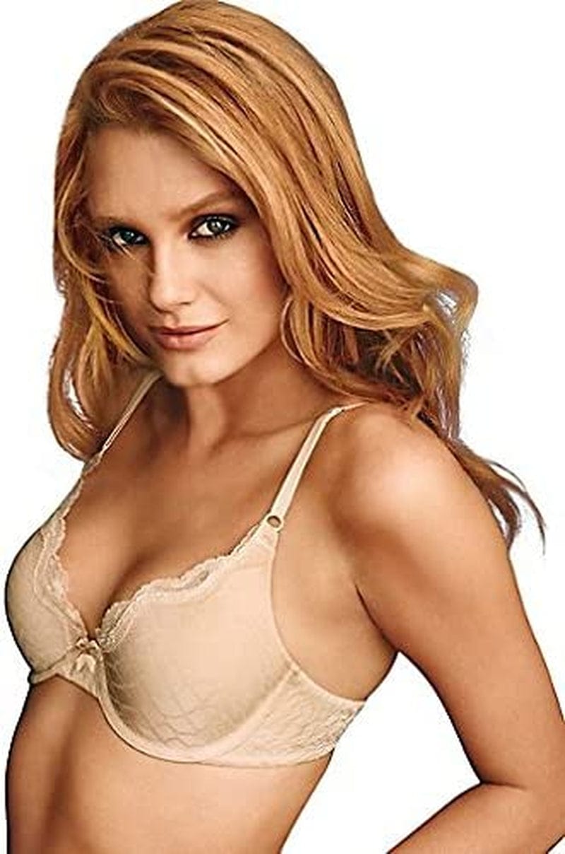 Maidenform Women'S One Fab Fit Embellished Scallop Neckline Demi Bra