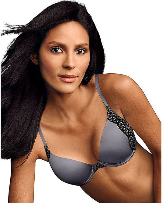 Maidenform Women'S One Fab Fit Embellished Scallop Neckline Demi Bra Latte Lift / 38C