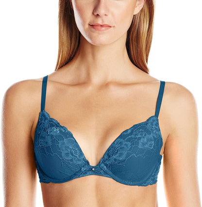 Maidenform Women'S Ultimate Lace Push-Up Bra Moroccan Blue / 34D