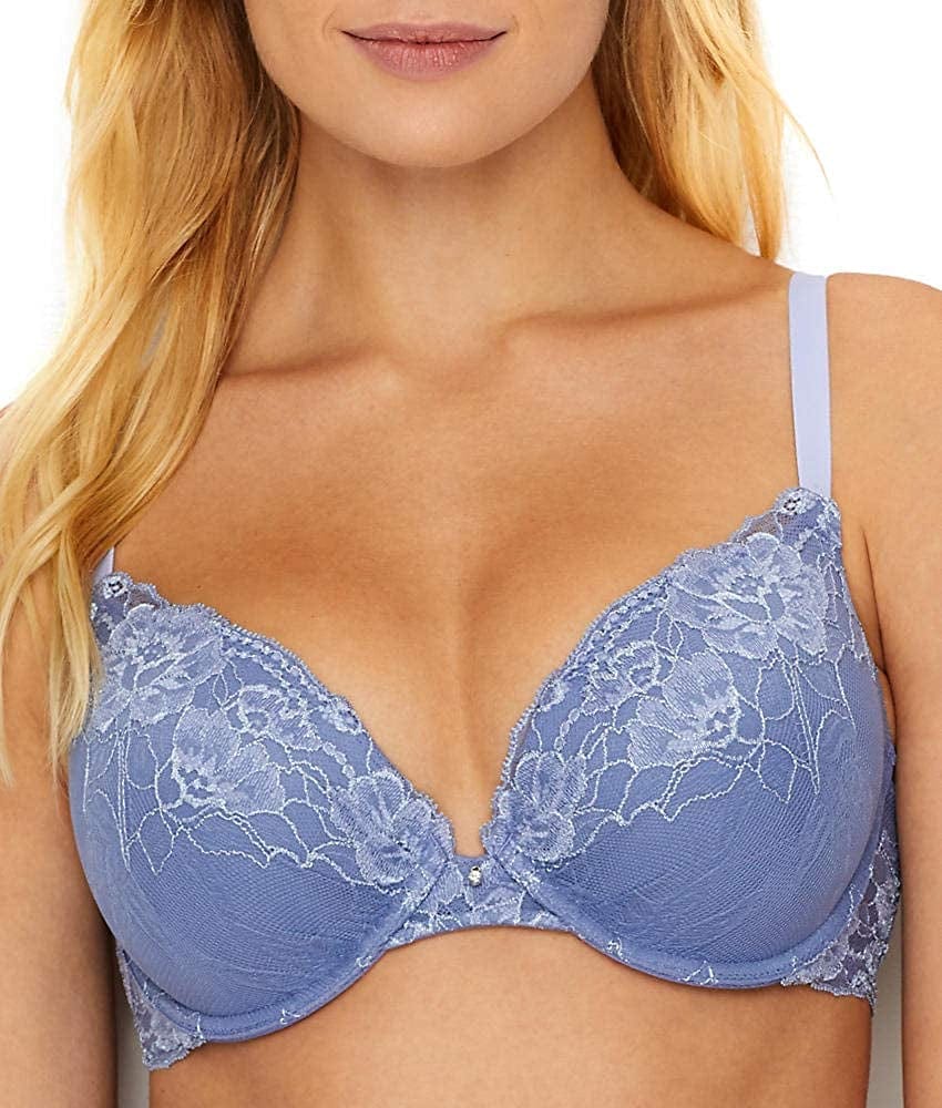 Maidenform Women'S Ultimate Lace Push-Up Bra Chateau Blue Winter Lake / 36C
