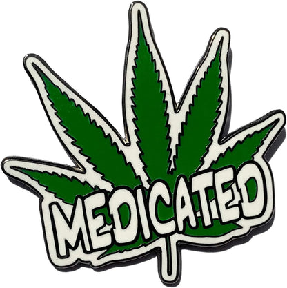 Marijuana Cannabis Pot Leaf Lapel Pin