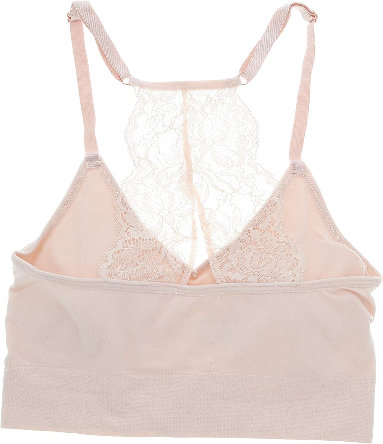 Marilyn Monroe Intimates Women'S Sexy Bralette with Lacey Racer Back (2 Bras)