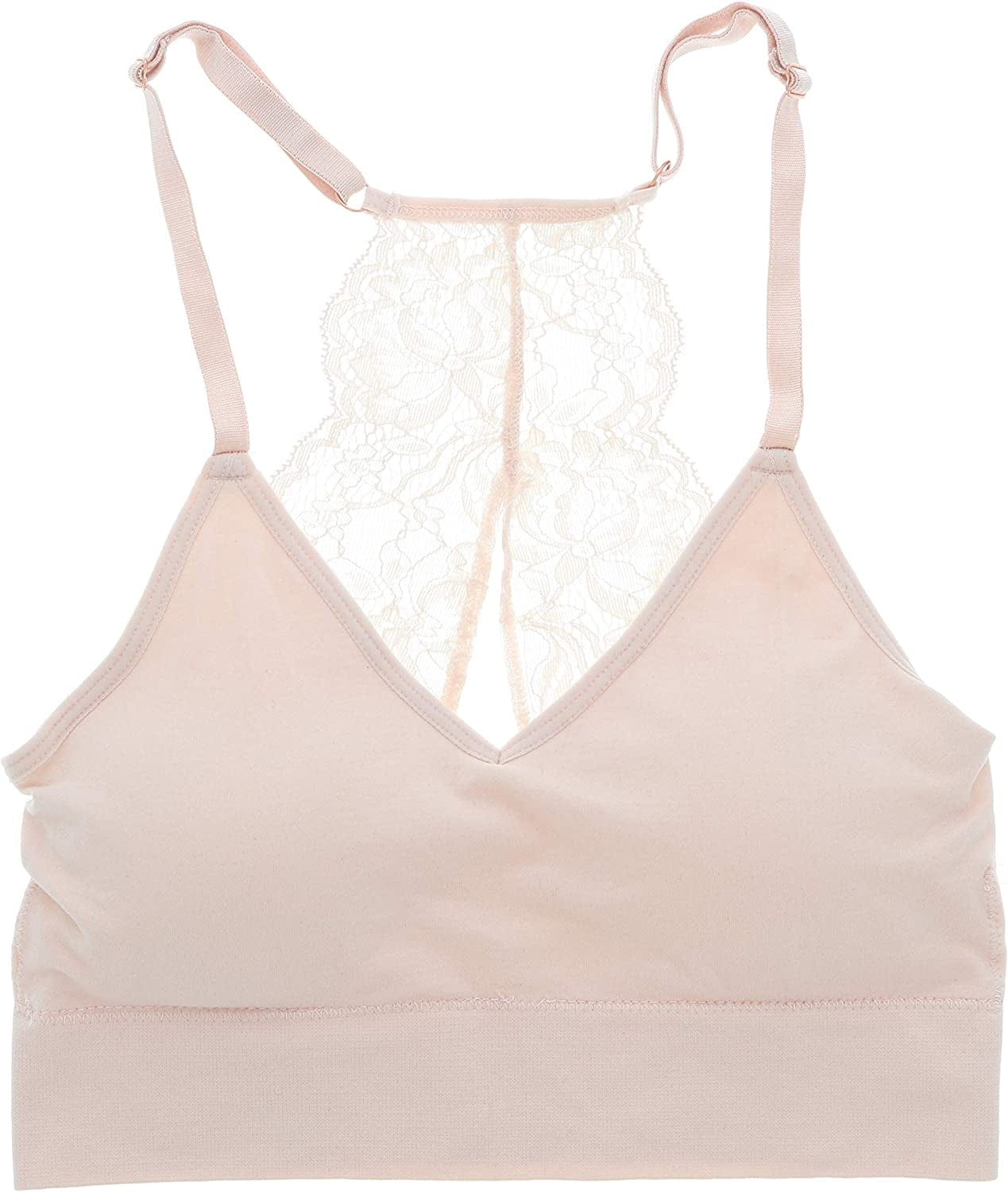 Marilyn Monroe Intimates Women'S Sexy Bralette with Lacey Racer Back (2 Bras)