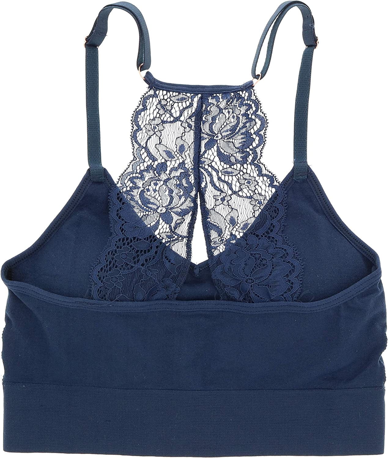 Marilyn Monroe Intimates Women'S Sexy Bralette with Lacey Racer Back (2 Bras)