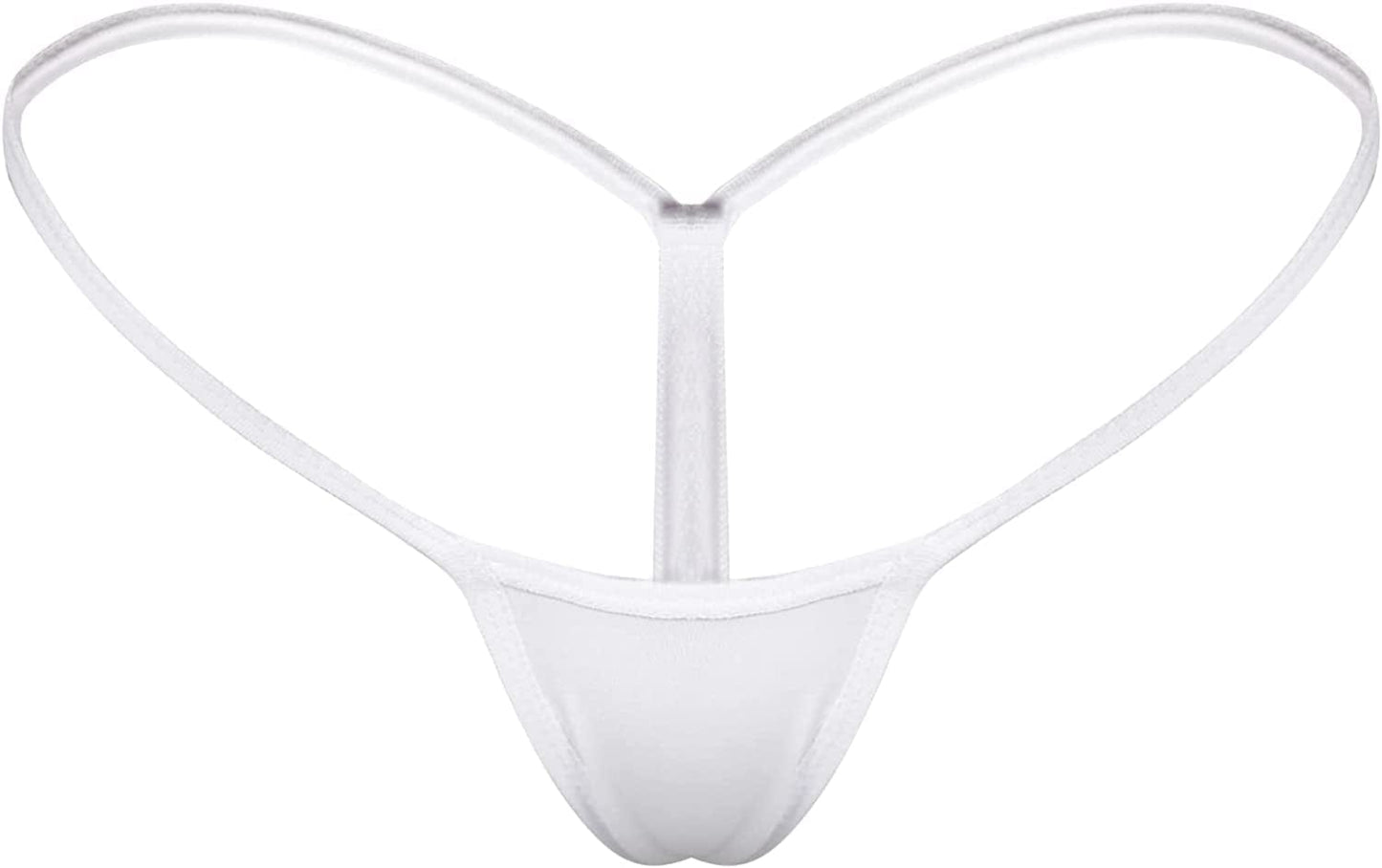 Mbotnee Women'S G-Strings Micro Thongs Tiny Panties Underwear White / Medium