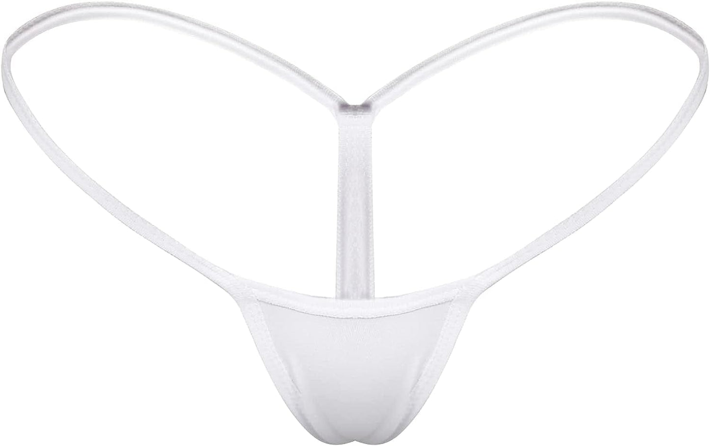 Mbotnee Women'S G-Strings Micro Thongs Tiny Panties Underwear White / Large