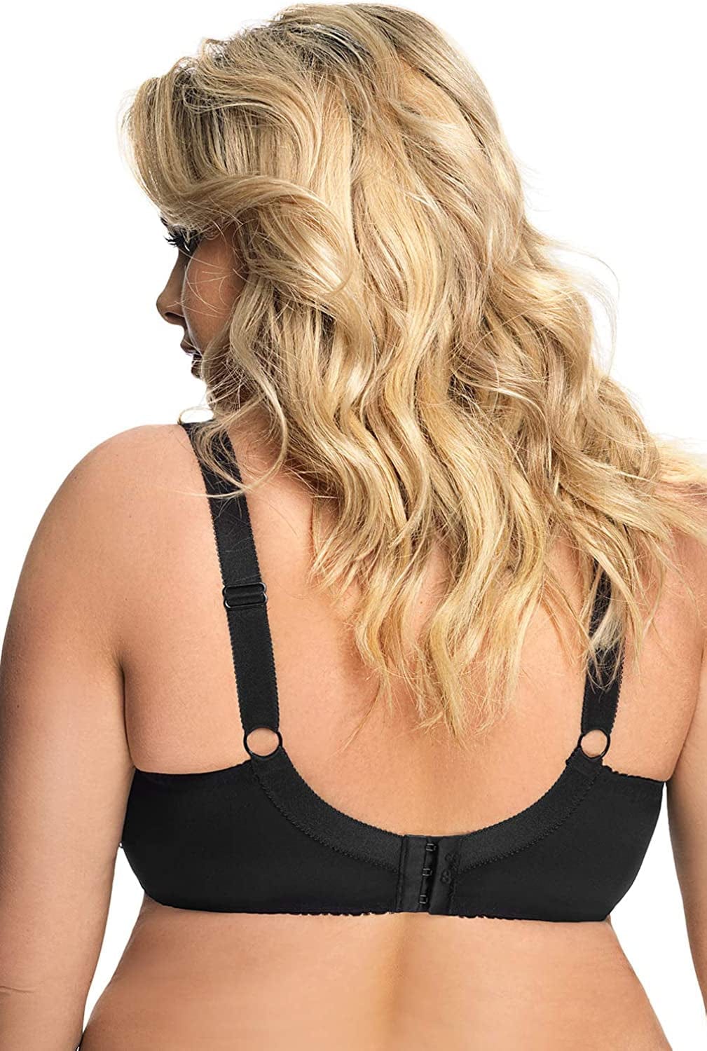 Memphis K614 Women'S Black Non-Padded Underwired Full Cup Bra