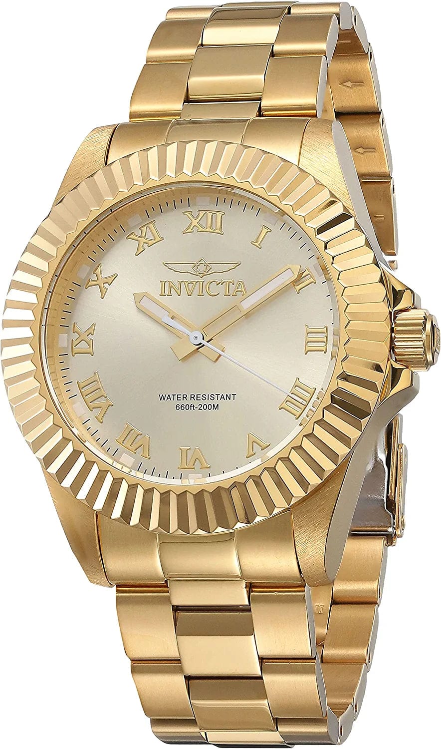 Men'S 16739 Pro Diver Analog Display Swiss Quartz Gold Watch