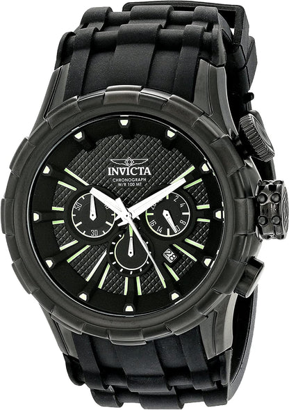 Men'S 16974 I-Force Analog Display Japanese Quartz Black Watch