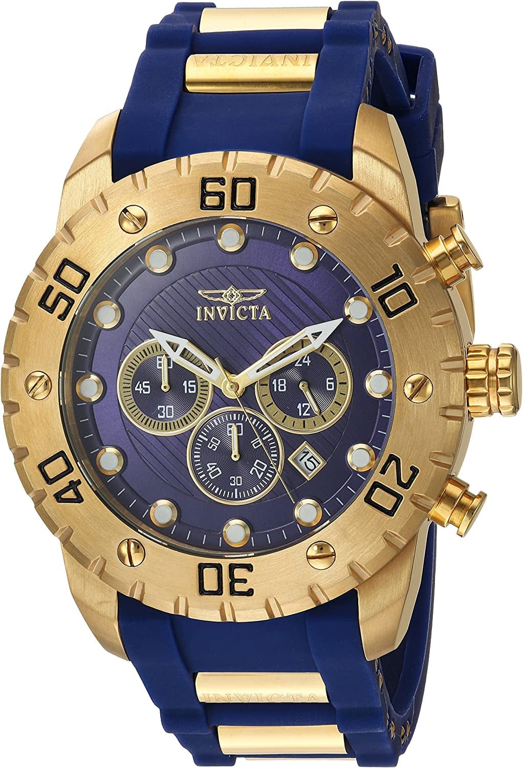 Men'S 20280 Pro Diver Analog Display Quartz Blue Watch