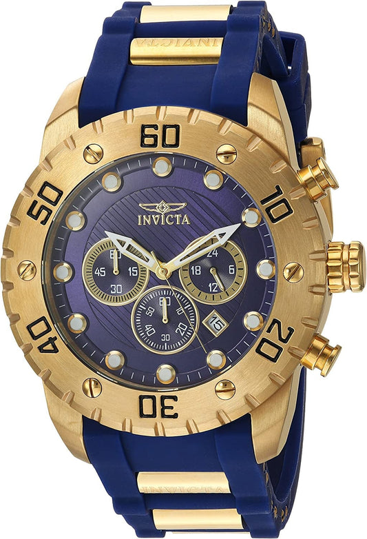 Men'S 20280 Pro Diver Analog Display Quartz Blue Watch