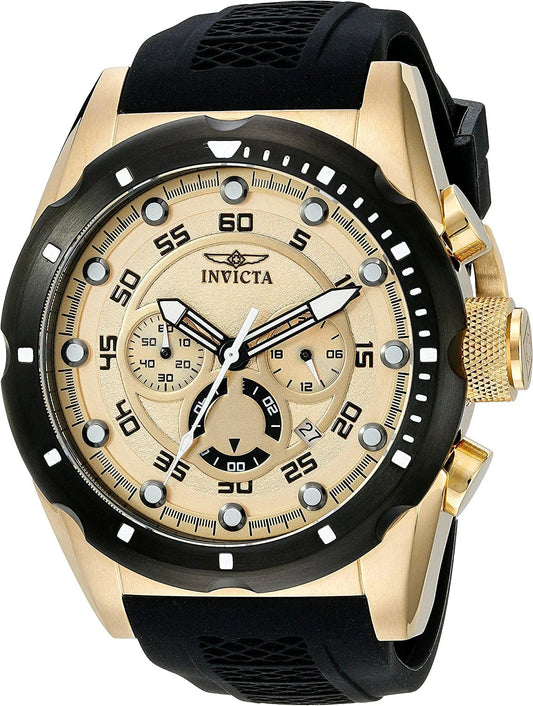 Men'S 20306 Speedway Analog Display Japanese Quartz Black Watch
