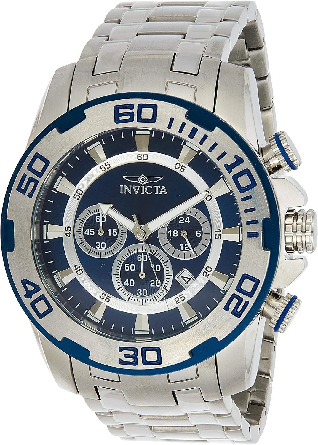 Men'S 22319 Pro Diver Analog Display Quartz Silver Watch