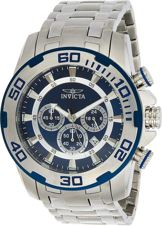 Men'S 22319 Pro Diver Analog Display Quartz Silver Watch