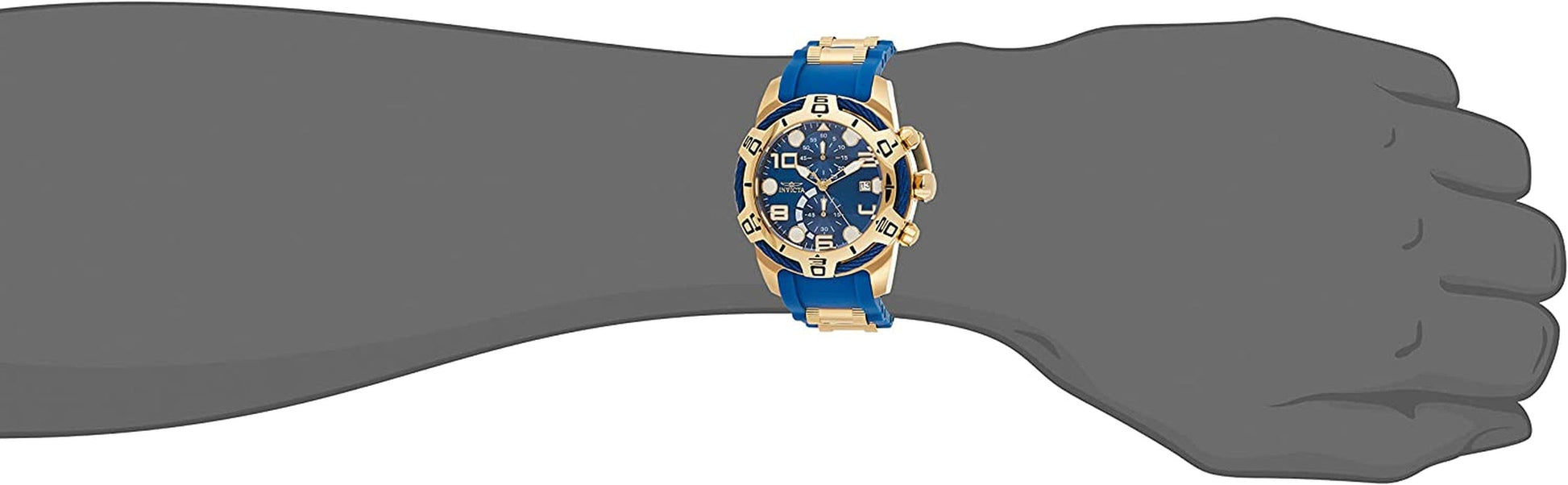 Men'S 24217 Bolt Analog Display Quartz Two Tone Watch